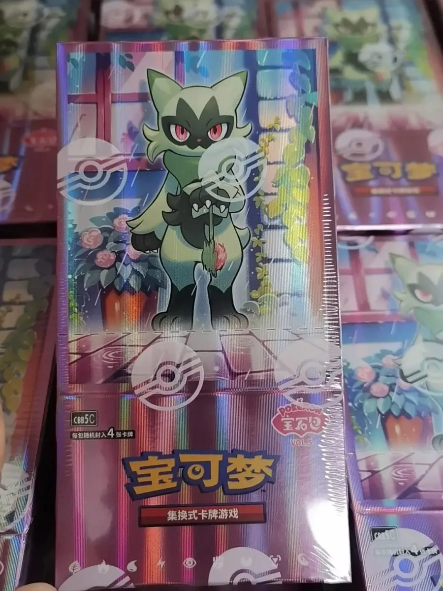 In Stock 100%Original Pokemon PTCG Cards Gem Pack Vol 5 Simplified Chinese Tcg Vol. 5 Card Game Gem Pack 4 Collection Gifts Box