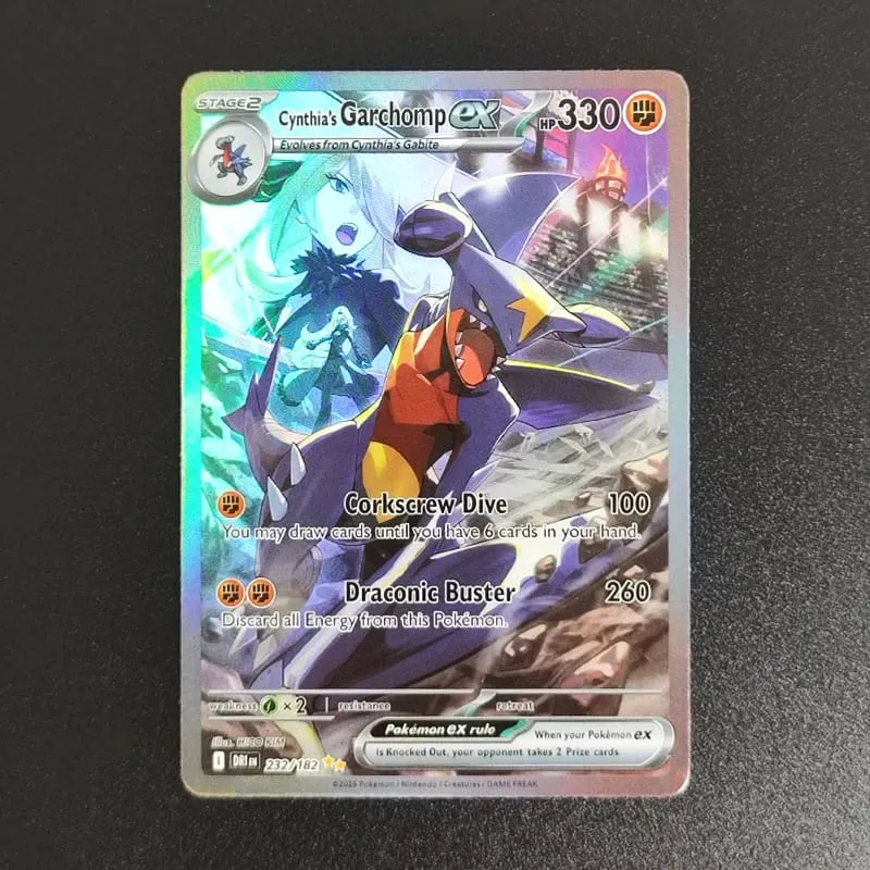 tcg การ์ดภาษาอังกฤษ SV10 SV09 Destined Rivals Team Rocket's Mewtwo Cynthia's Garchomp Ethan's Ho-Oh Trading Card Game — image 8