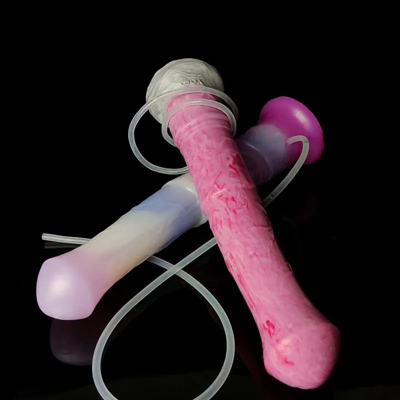 Ejakulierender Pferdedildo 10 Modi Vibrator Weiblicher Klitorisstimulator Silikon Tierpenis Mit Sauger Sexspielzeug Für Frauen Männer