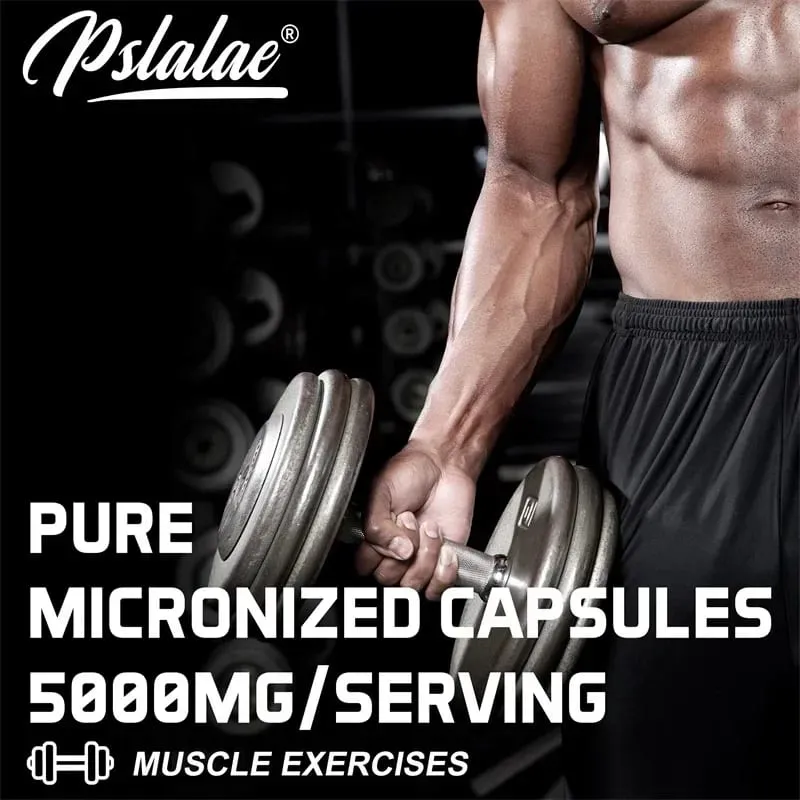 Creatine Monohydrate - Build Lean Muscle Improve Endurance and Overall Muscle Health Enhance Athletic Performance Non-GMOSupp