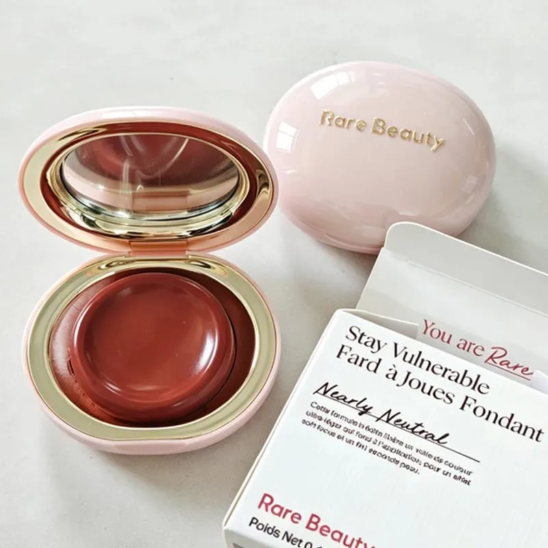 Hot Rare Beauty Rose Neutral Mauve Stay Vulnerable Melting Blush Cream Portable Moisturize Makeup Cosmetics Hydrating Hand Cream