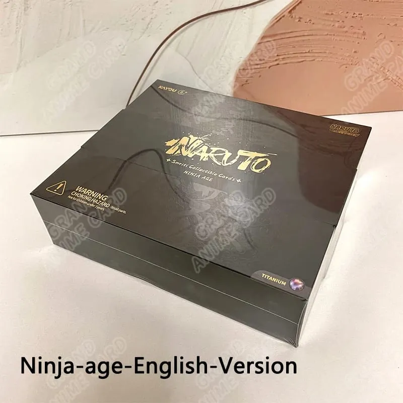 Genuine Naruto T4W8 JIN1 JIN2 SEA English Version Global Version Booster Box Anime TCG Rare CR Ninja World Collection Card — image 6