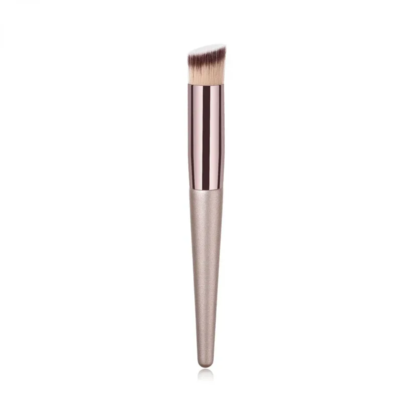 Soft Champagne Makeup Brushes for Women Cosmetic Foundation Powder Blush Eyeshadow Kabuki Blending Make Up Brush Beauty Tools
