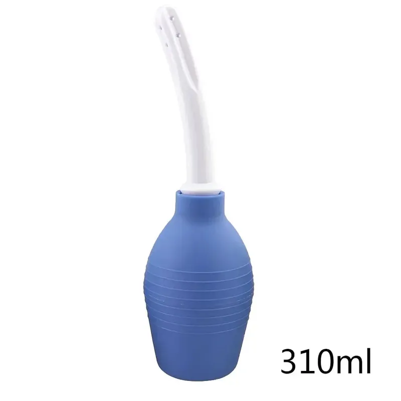 Enema Cleaning Container Vagina Anal Cleaner Douche Bulb Design Medical Rubber Health Hygiene Tool Sex Toys For Woman/Man