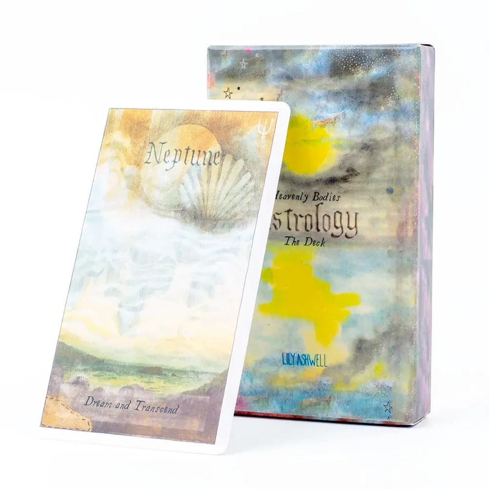 Heavenly Bodies 51Pcs Astrology Oracle Cards Deck para sa Fate Divination at Fortune Telling 10.4x6.1cm Board Game para sa Party Fun