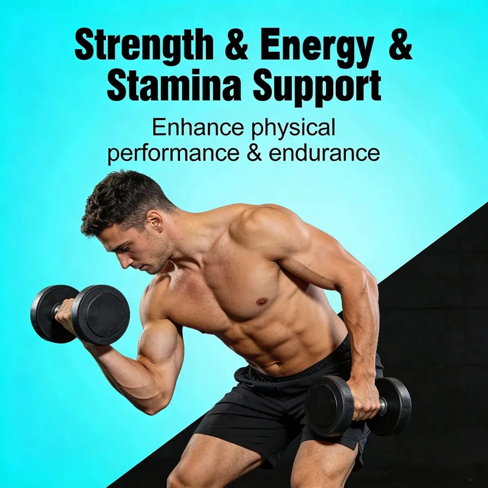 Meningkatkan Campuran Suplemen - L-Arginine + Maca + Stamina Ashwagandha Pertumbuhan Otot Fungsi Vaskular Peredaran Darah