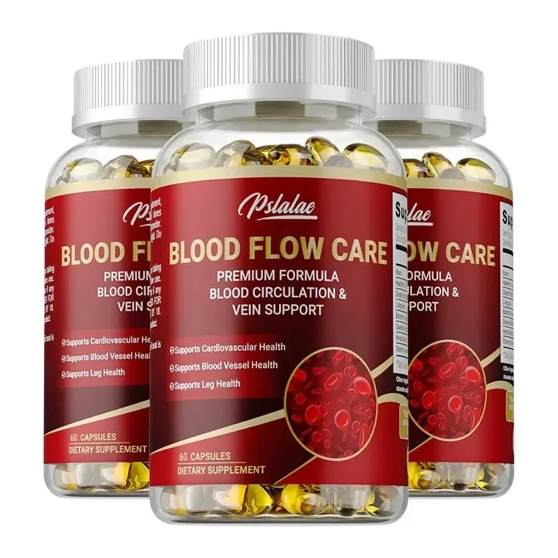 Blood Flow Care Supplement - Supporting Blood Circulation Promotes Leg Vein Heart Blood Vessel and Cardiovascular HealthSuppl