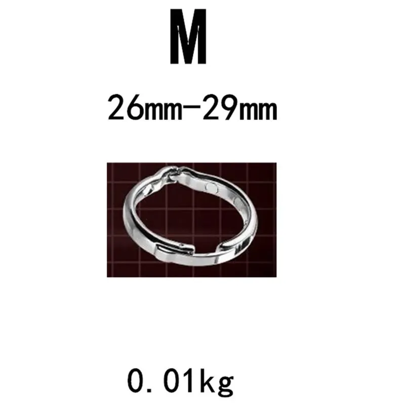 Metal Dick Cock Ring For Men Delay Ejaculation Adjustable Various Sizes Stainless Steel Penis Bondage Erection Adults Sex Toys