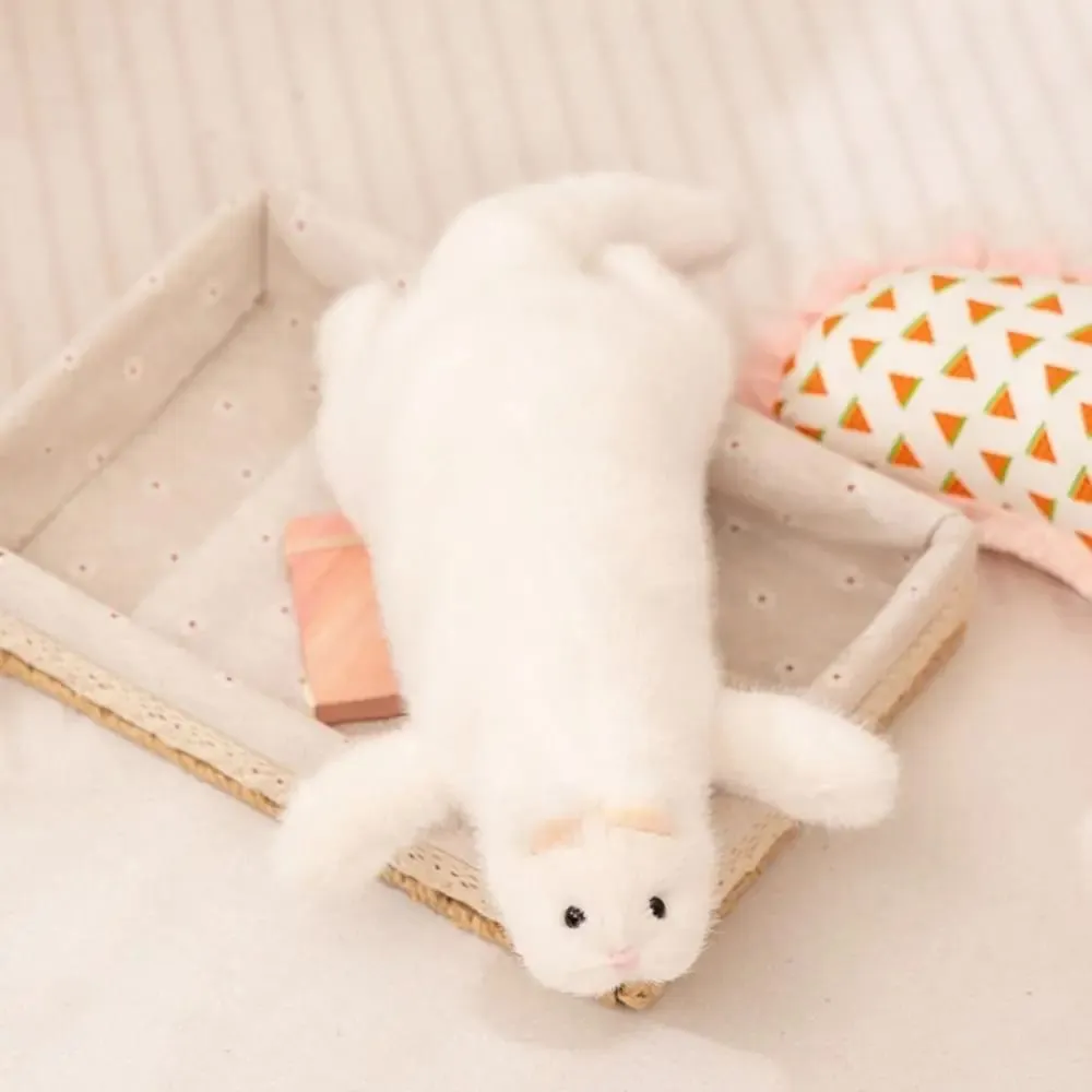 Soft Plush Ferret Plush Pillow Cute Expression Dense Stitching Long Ferret Cushion Fluffy Texture Stuffed Ferret Toy Long Body
