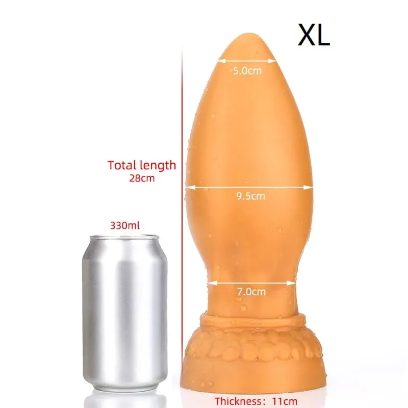 Super Huge Liquid Silicone Anal Plug Big Dildo ButtPlug Prostate Massager Vagina Anus Expansion Sex Toys Product For Men Gay — image 6