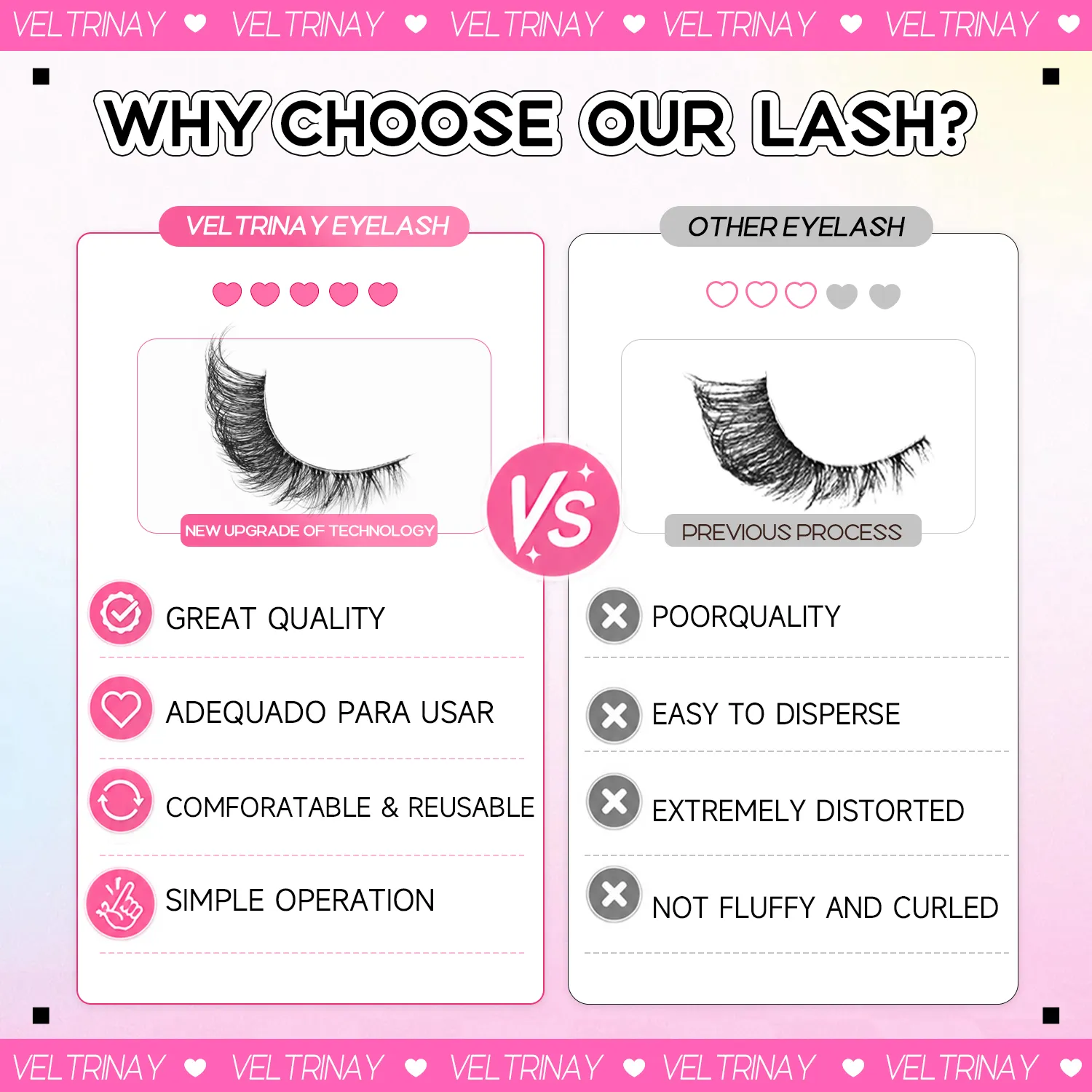 NO Glue Strips Lashes Natural Half Lashes Clear Band Short False Eyelashes Replaceable Eyelash Strips Eye Makeup