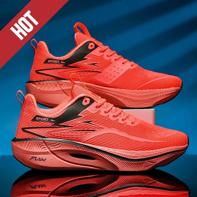 Running Shoes Carbon Board Speciality Marathon Men Sports Breathable Lightweight Women's Comfortable Athletic Nonskid Sneakers — image 5