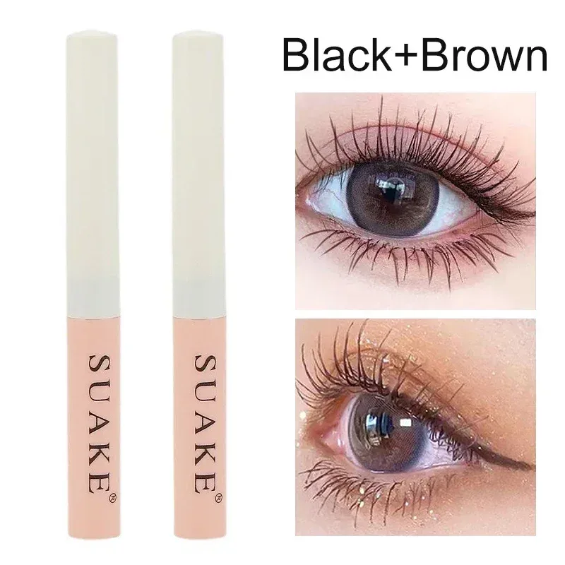 Black Brown Mascara 3D Lengthens Eyelashes Extra Volume Waterproof Natural Lashes Female Makeup Korean Cosmetics — image 9