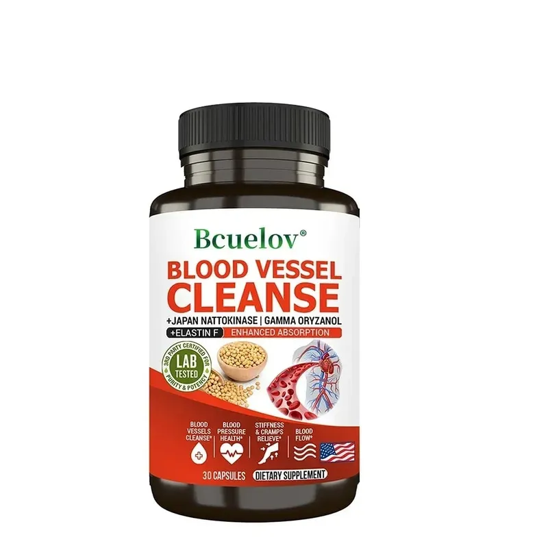 Nattokinase 2000 FU Supplement - Improve Blood Circulation Promote Detoxification Metabolism Maintain Cardiovascular Health