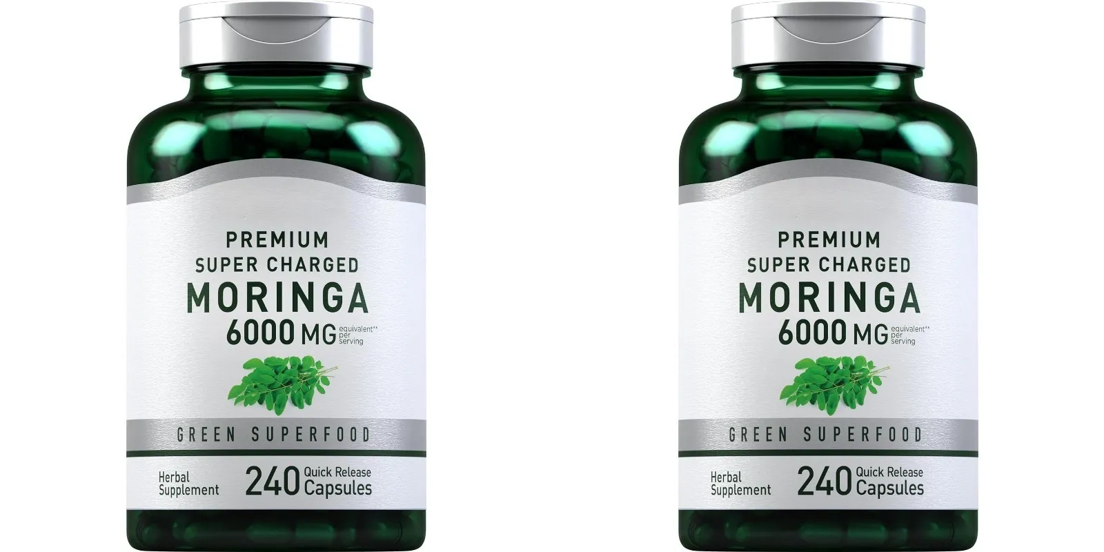 Moringa Oleifera Supplement 6000mg Concentrated Leaf Extract Supports Overall Health & Wellness Non-GMO 240 Capsules for adult — image 8