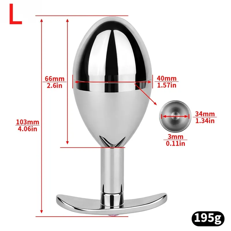 Stainless Steel Egg Anal Plug Wearable Butt Plug Hollow Detachable Used To Hide Keys Storage Adult Game Sex Toys for Woman Men — image 8