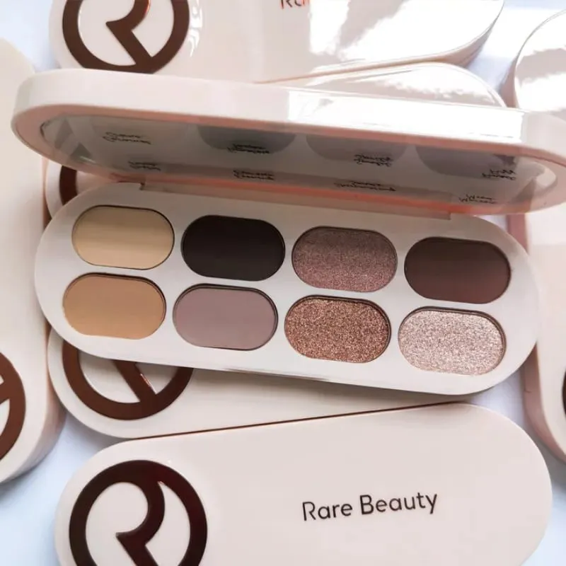 Rare Beauty New 8-Colors Shimmer Matte Eyeshadow Plate Lasting Lightweight Waterproof Makeup Cosmetics Powder Highlighter Blush — image 2