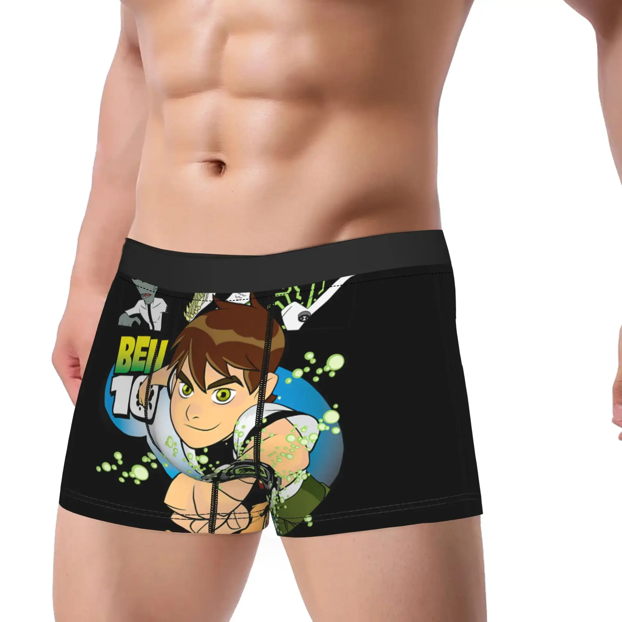 Ben 10 Aliens ondergoed klassiek slipje douane shorts slips voor mannen 3D zakje plus size kofferbak