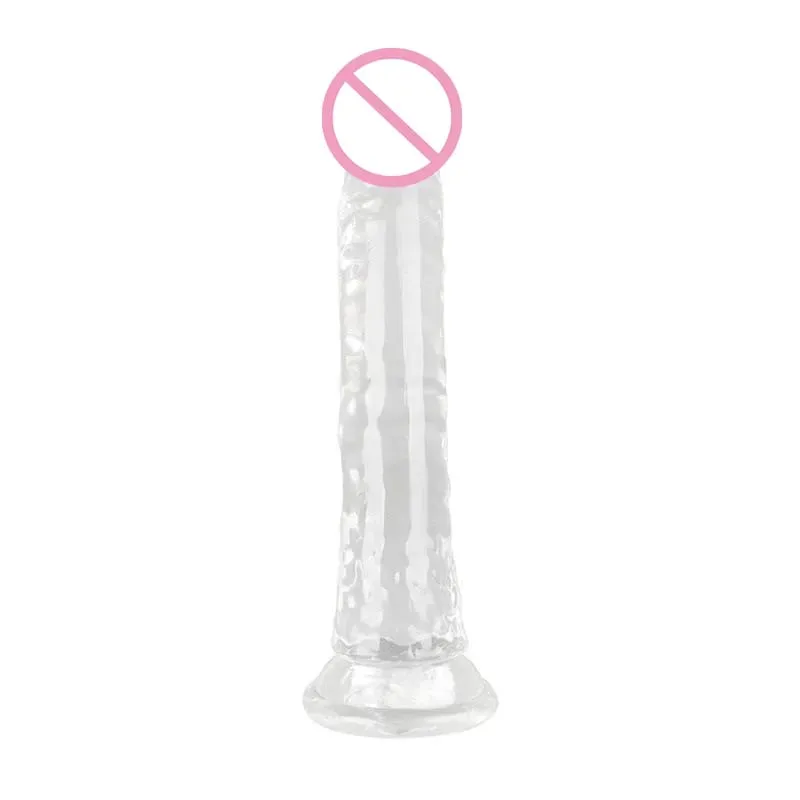 Transparent Soft Jelly Dildos Strong Suction Cup Female Anal Masturbator Clitoral Stimulator Big Dick Lesbian Women Sex Toys 18+
