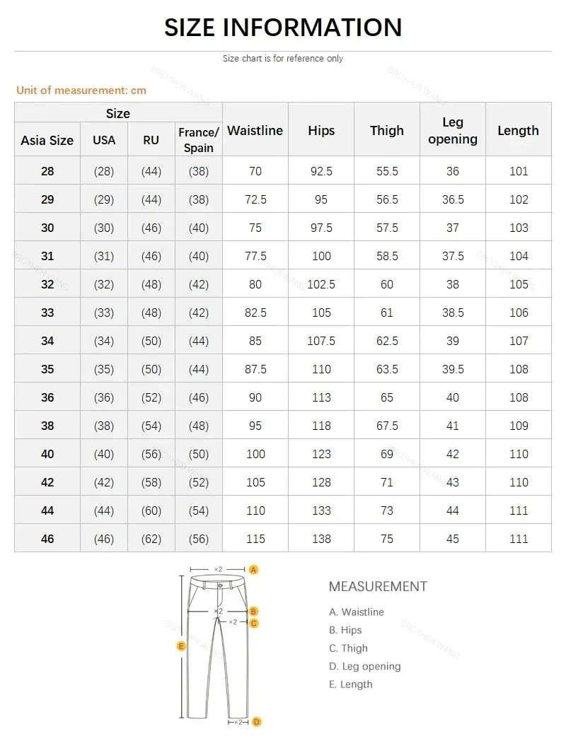 2026 Summer New Men's Thin Jeans Elastic Waist Loose Straight Comfortable Casual Denim Pants Brand Trousers Plus Size 42 44 46