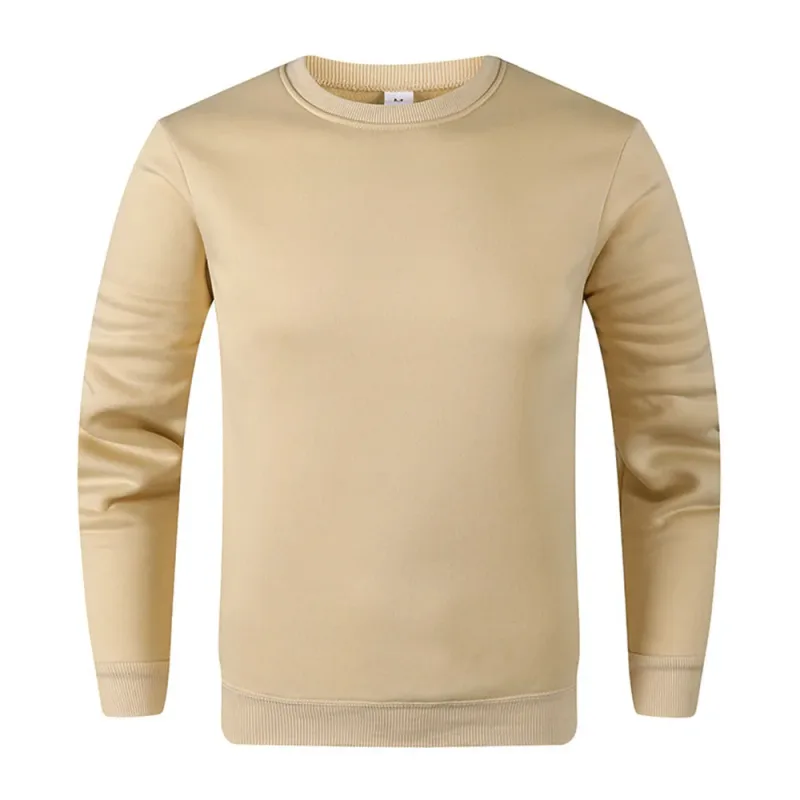 Men's Basic Pullovers Casual Sweatshirts for Men Women Solid Color Spring Autumn Hoodie Sports Long Sleeve Sweatshirt Techwear