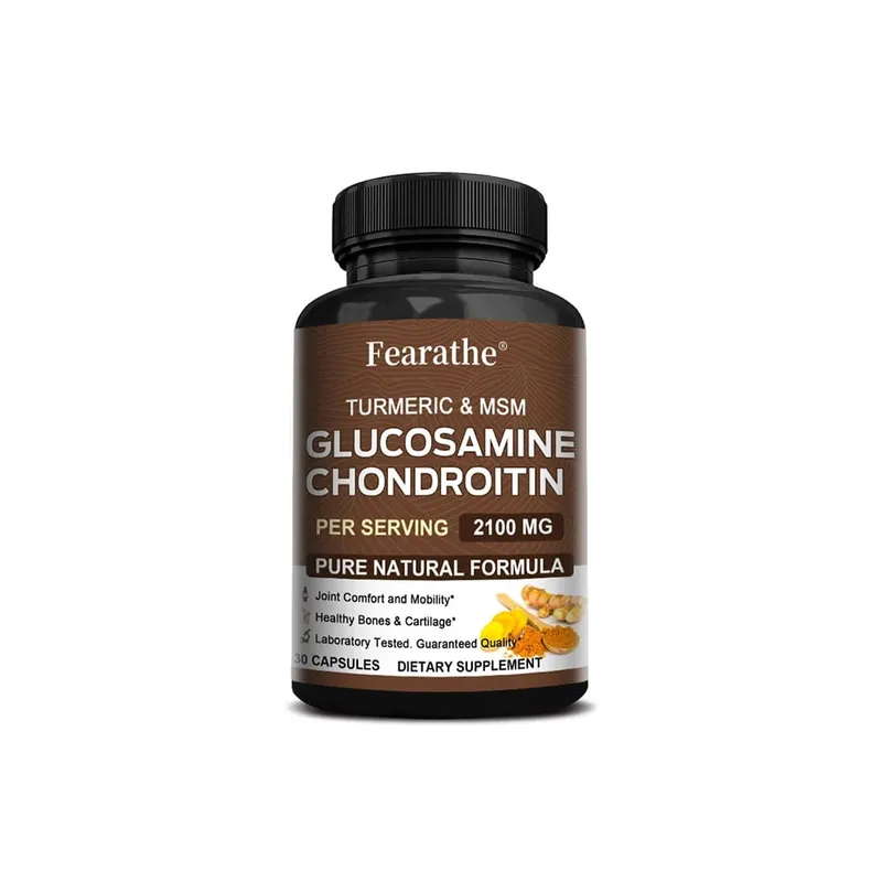 Glucosamine Chondroitin MSM Capsules 2100mg Support Joint Mobility Cartilage Flexibility Health Back & Knee Comfort — image 8