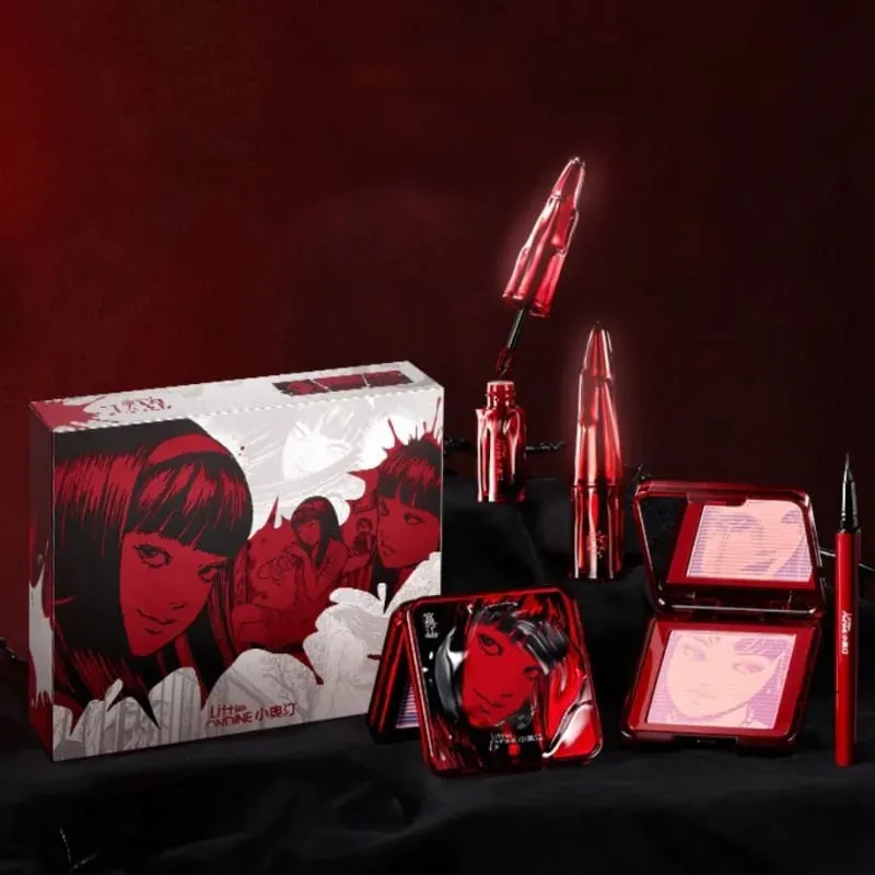 Little Ondine All-in-One Makeup Gift Box Lipstick Blush Mascara Eyeliner Full Face Beauty Kit Perfect Birthday Gift for Women