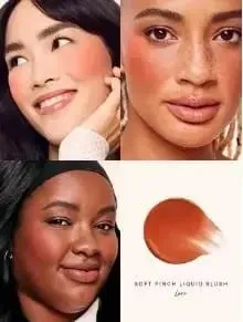 Rare Beauty Easy To Apply Highlighter Eyeshadow Palette Blush Hydrating Brightening Mashed Potato Blush Enhance Facial Details