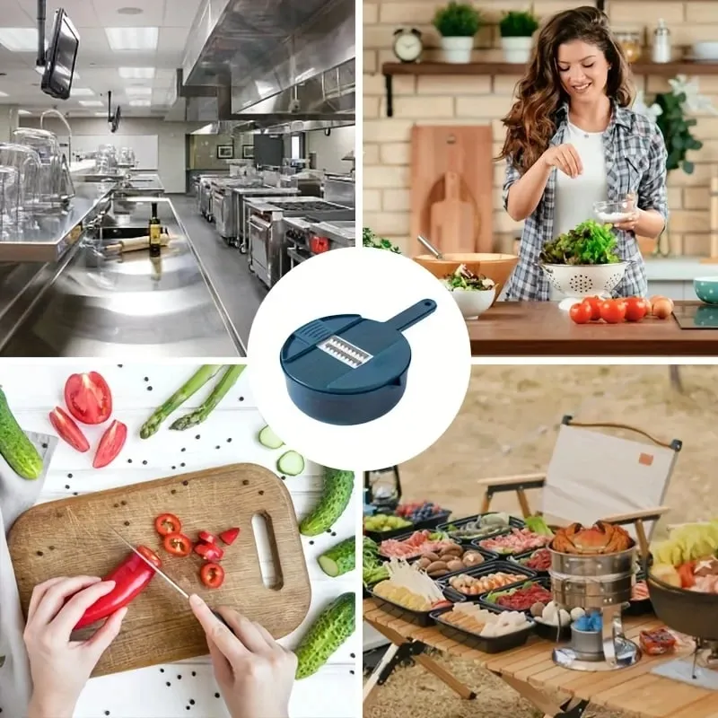 New 7/9 in 1 Vegetable Cutter Multi-Functional Potatoes Manually Cut Shred Slicer Grater Kitchenware Acceesories Tools
