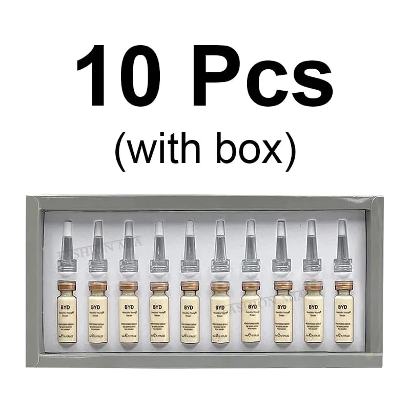 5ml 10 vials Facial Skin Care BB Glow Starter Kit Face Natural Moisturizing BB Cream Ampoule Foundation with Dropper Makeup Set