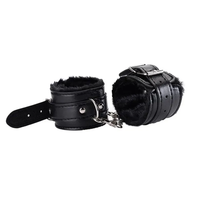 Nessun vibratore per le donne manette per il sesso polsino della caviglia BDSM Bondage restrizioni schiavo giochi erotici per adulti giocattoli del sesso per coppie donne