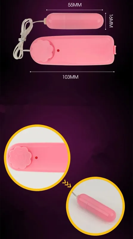 Tiny Vibrator Waterproof Bullet Vibrating Jump Egg Toys Remote Bullet Vibe Clitoral G-Spot Stimulators Sex Toys for Women — image 4