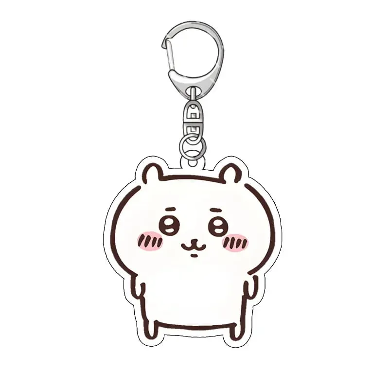 jiyi Pendant Anime Comic Acrylic Peripheral Keychain Hachiware Usagi Cute Pendant Bag Hanging Decoration Decoration — image 2