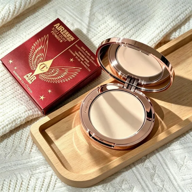 Charlotte Tilbury Matte Setting Pressed Powder 4 Colors Liquid Foundation Hollywood flawless filter CT Makeup Bag Gift Cosmetics