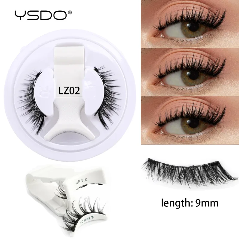 Magnetic Eyelashes Reusable Winged Magnetic 3D Mink Lashes Long-Lasting No Glue Needed False Eyelashes With Tweezer Makeup