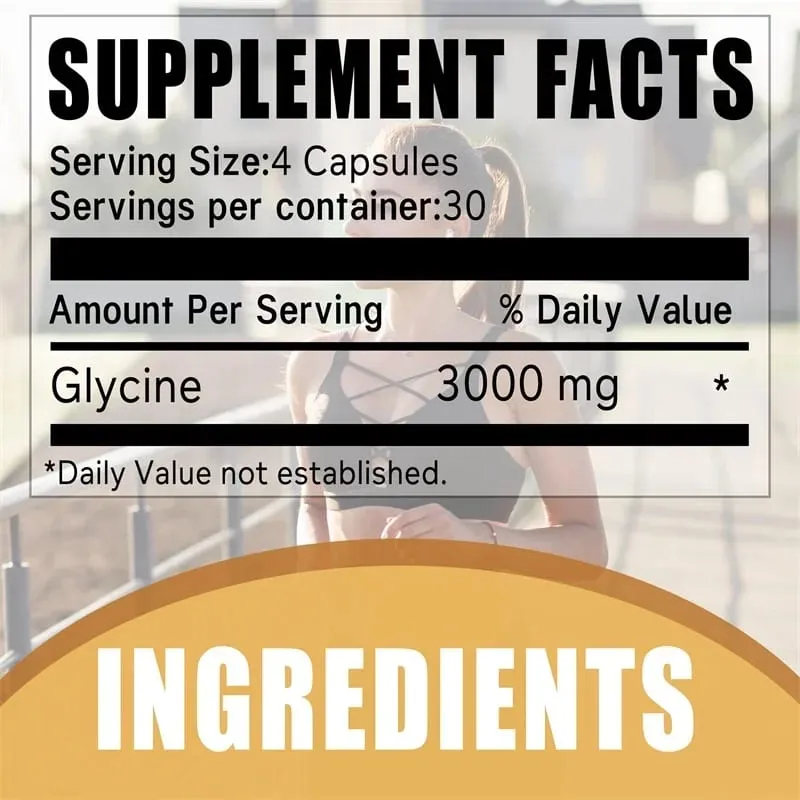 Glycine Supplement - Improve Sleep Quality and Suppress Appetite Promote Deep Sleep