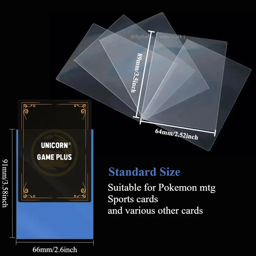 200PCS Card Sleeves Trading Cards Double Layer Matte Standard Size Card Sleeves for Pokemon MTG Baseball Sport Card Board Game