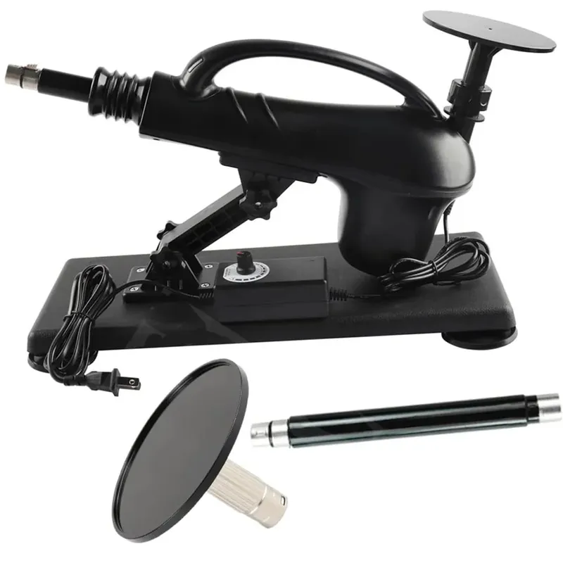 A2SS-Portable Automatic Masturbation Machine for Women with Big Dildo Men's Sex Toy Pumping Gun for Couples