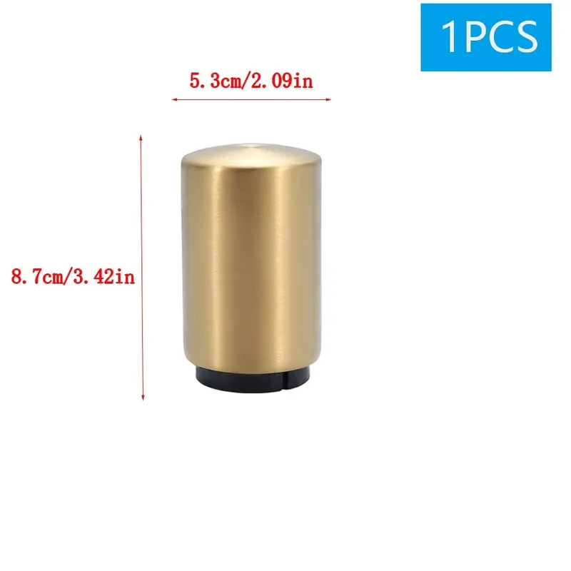 1/2Pcs Automatic Beer Bottle Opener Magnet Beer Opener Stainless Steel Push Down Opener Wine Soda Cap Opener Kitchen Accessory — image 8