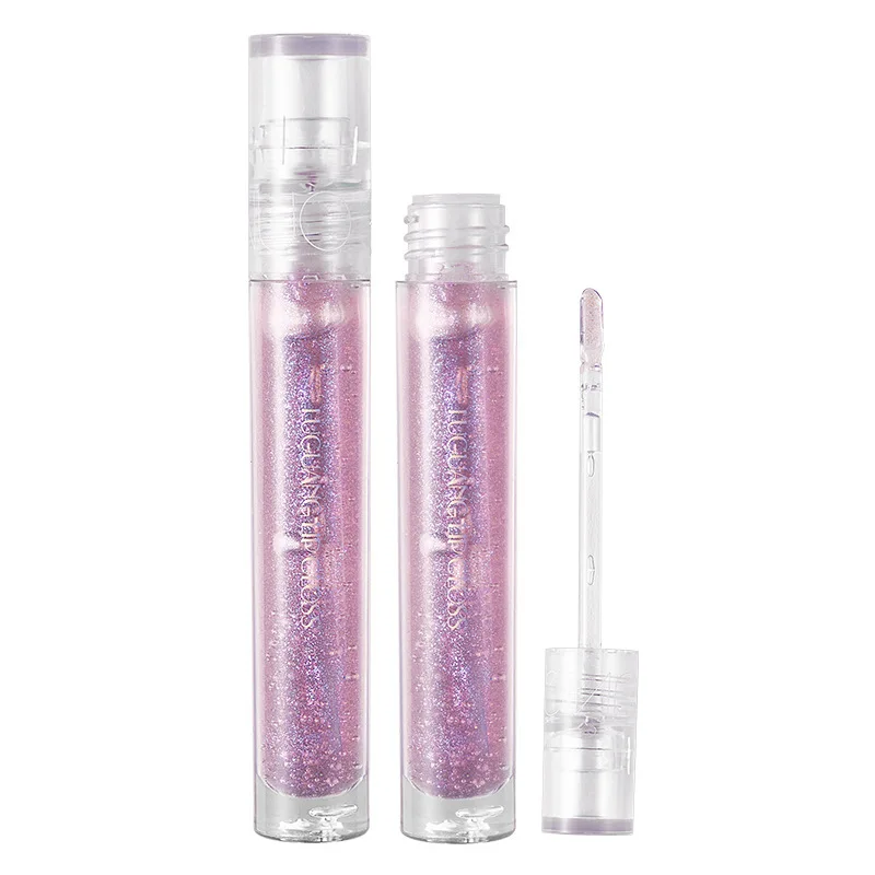 Galaxy Mirror Lip Gloss Glitter Lipgloss Transparent Lip Oil Long Lasting Moisturizing Lipstick Lipgloss Lips Makeup Cosmetics