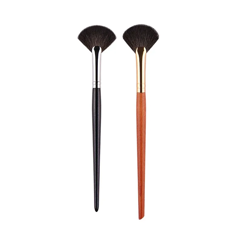 1 piece Small Fan Makeup brushes Highlighter Nose shadow Make up brush Blusher contour exquisite beauty tools Goat hair — image 21
