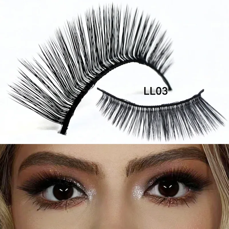 RED SIREN L Shape Cat Eye Lashes New Design Wispy Natural Mink Lashes Korean Makeup Eyelash