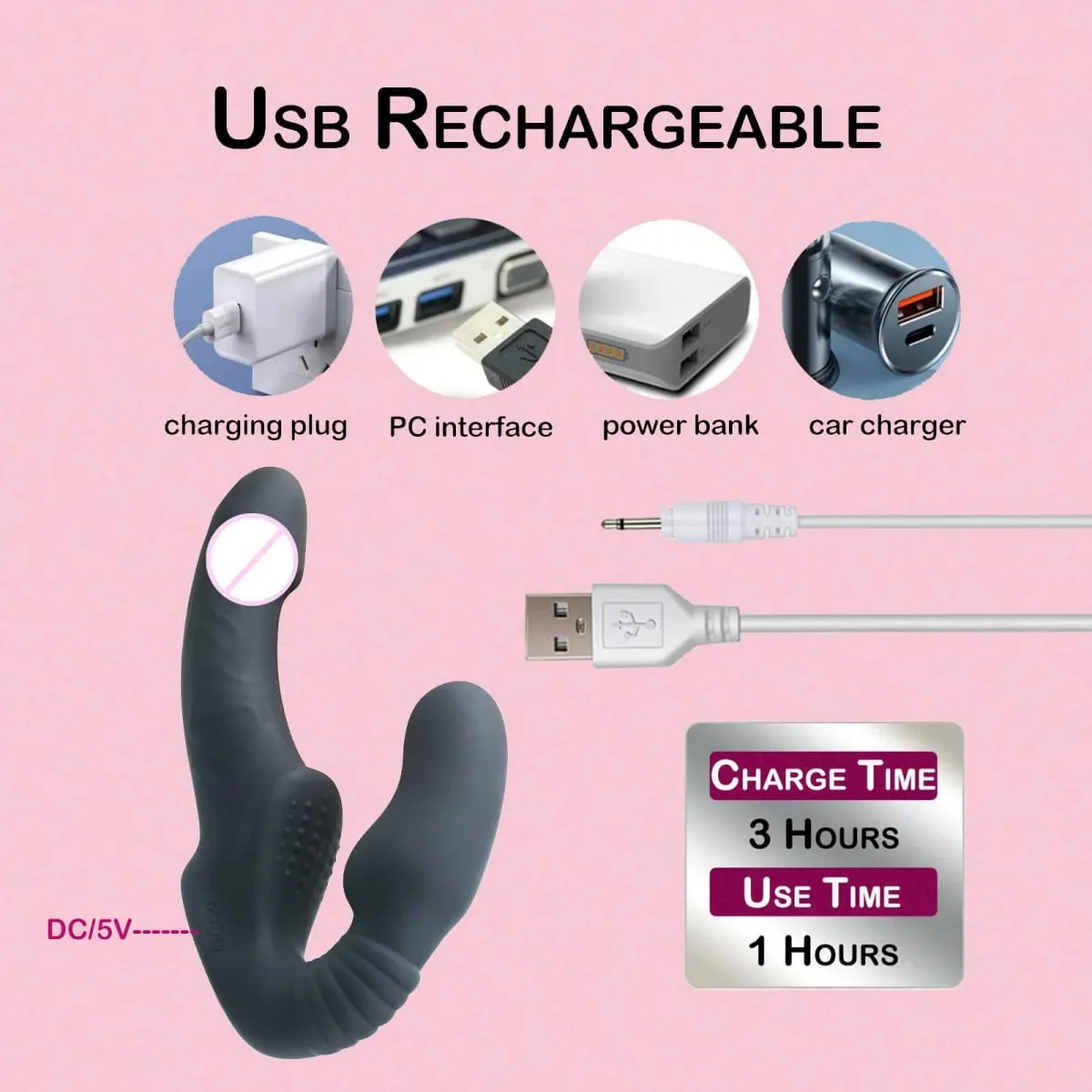 Strapless Strap-on Dildos Vibrator with Remote Control for Women Lesbian Couples G Spot Sex Toys With Clitoris Stimulator