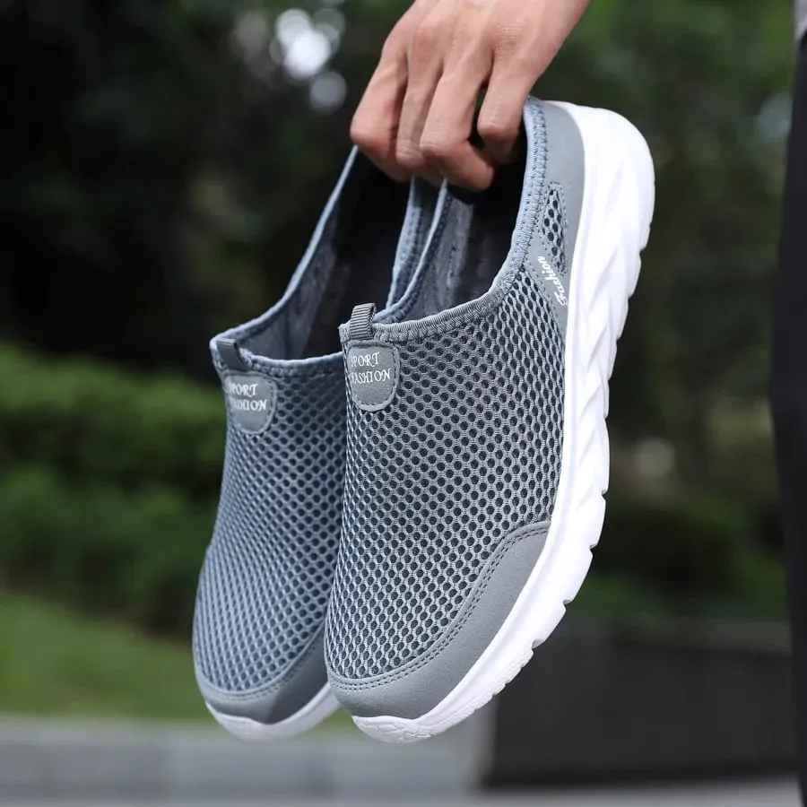 Hot Sale Men Half Slipper High Quality New Design Mesh Shoes Breathable Outdoor Sandals Comfortable Couples Walking Shoes