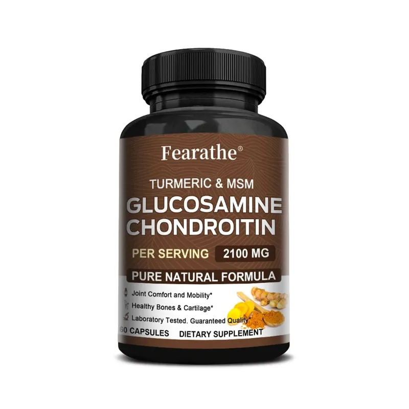 Glucosamine Chondroitin MSM Capsules 2100mg Support Joint Mobility Cartilage Flexibility Health Back & Knee Comfort — image 9