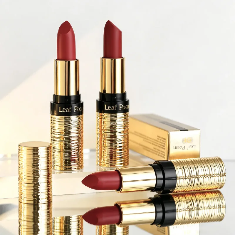 8 Colors Purple Matte Lipstick Waterproof Nude Brown Lip Tint Tone Long-lasting Velvet Matte Lipstick for Women Makeup Cosmetics