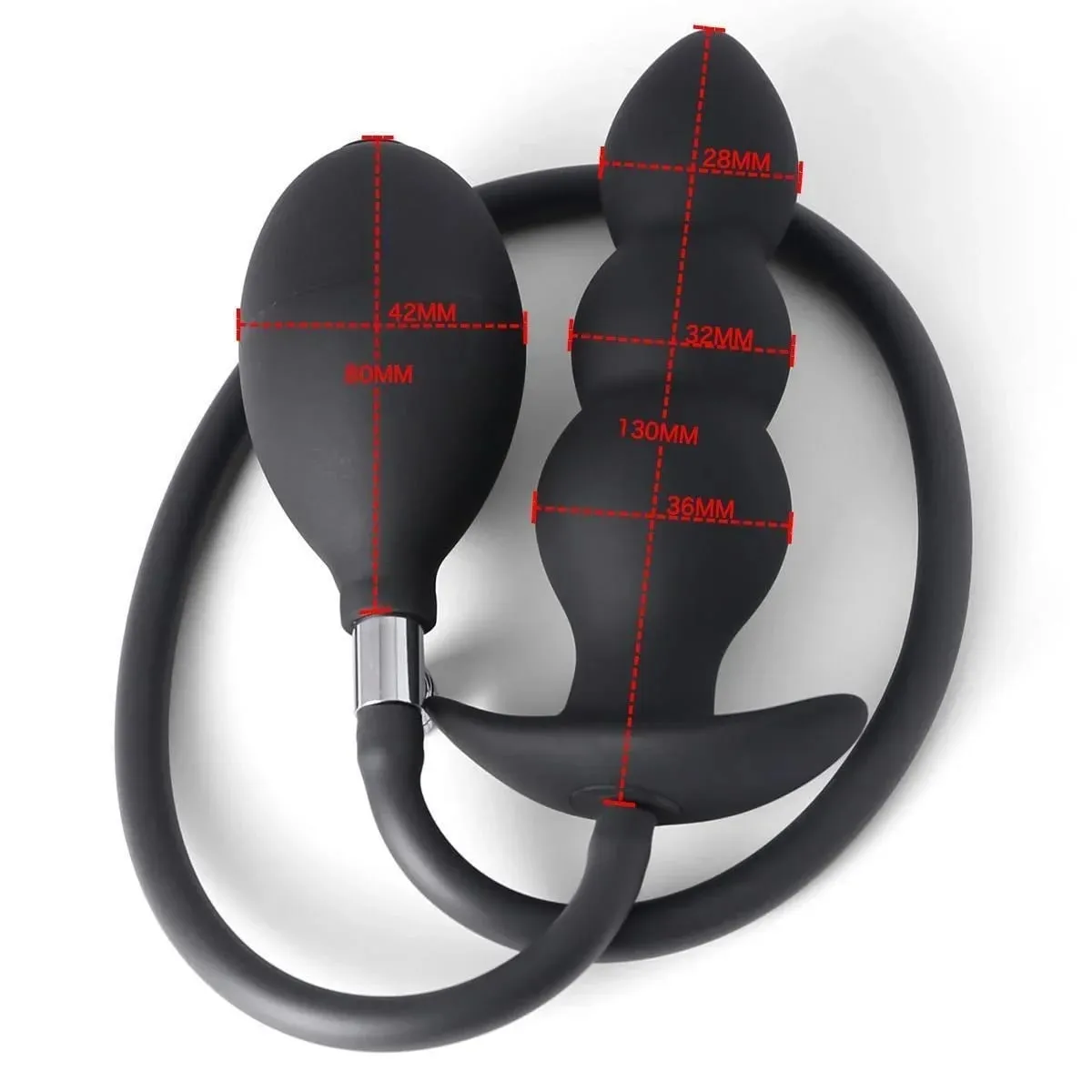 Anal Expander Expand Inflatable Anal Plug Oversized Enema Training Butt Plug Butt Dilator Ass Prostate Sex Toy for Men Women — image 4
