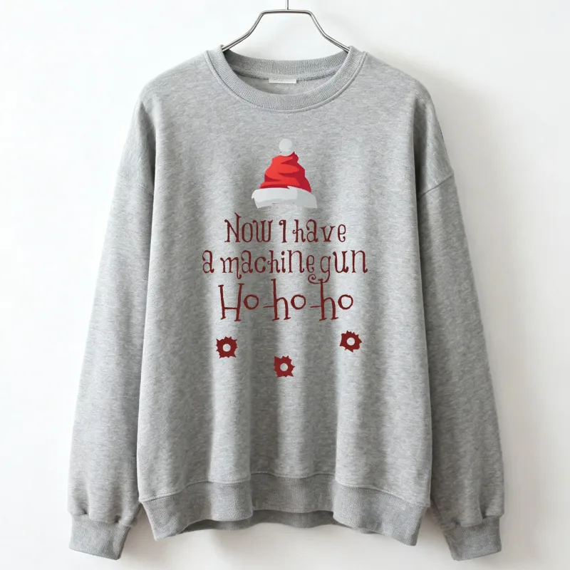 Artık Bir Makineli Tüfeğim Var Die Hard Mclane Naktomi Plaza Unisex Jumper Kazak Erkek Kadın Yeni Kapüşonlular ve Tişörtü Kazak