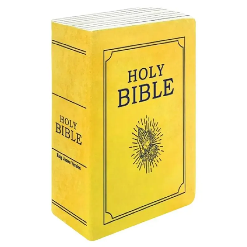 Living Room Realistic Looking Bible Pillow Plush Toy Sofa Cushion Bible Throw Pillow Cutest Home Decor Bible Cushion Bedroom