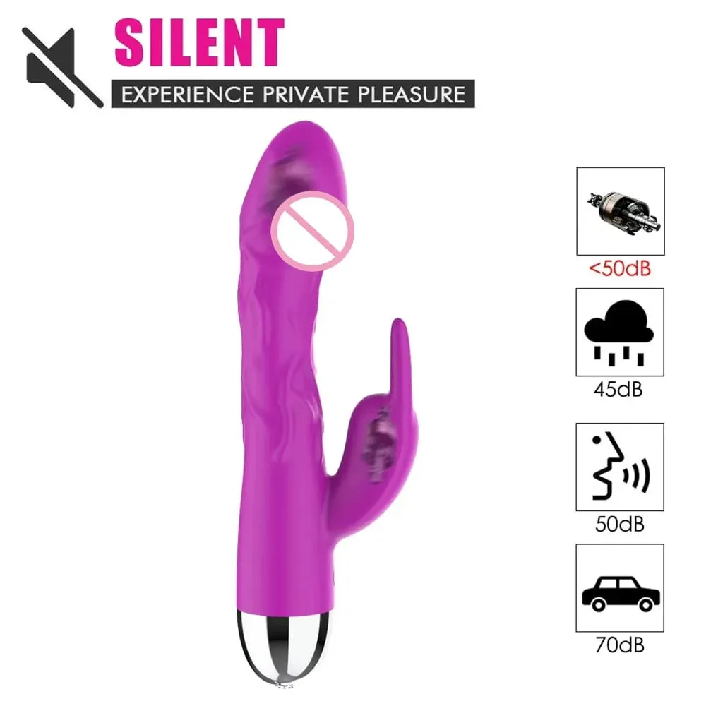 Huge Silicone Dildo Rabbit Vibrator for Women Clitoris Stimulation Massage 10 Speed G Spot Vibrator Adult Sex Toys